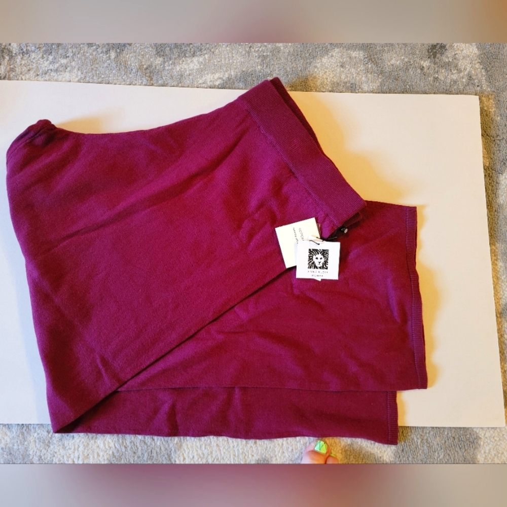 Anne Klein cotton cashmere pants